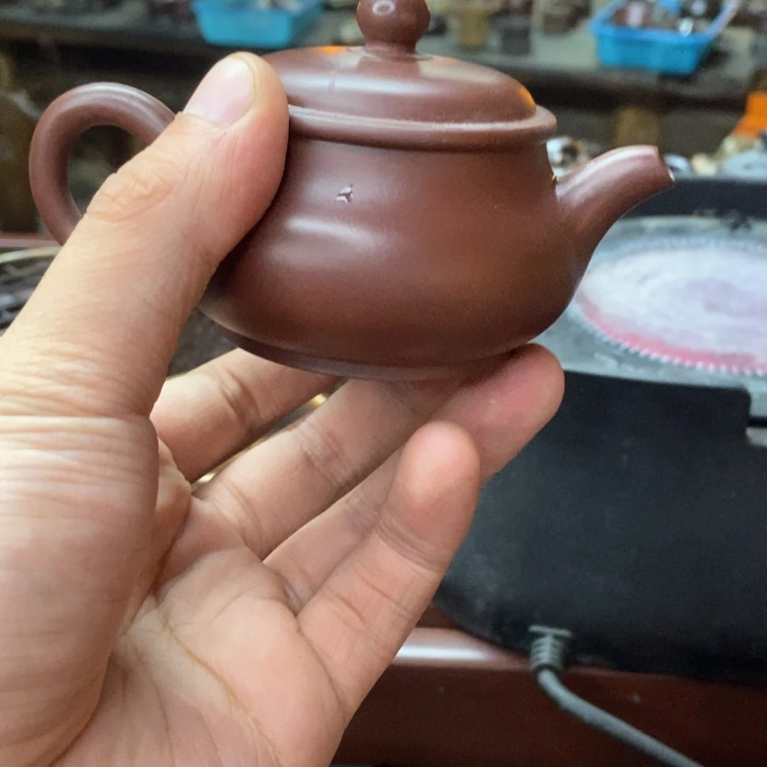 紫砂柴烧紫砂壶壶