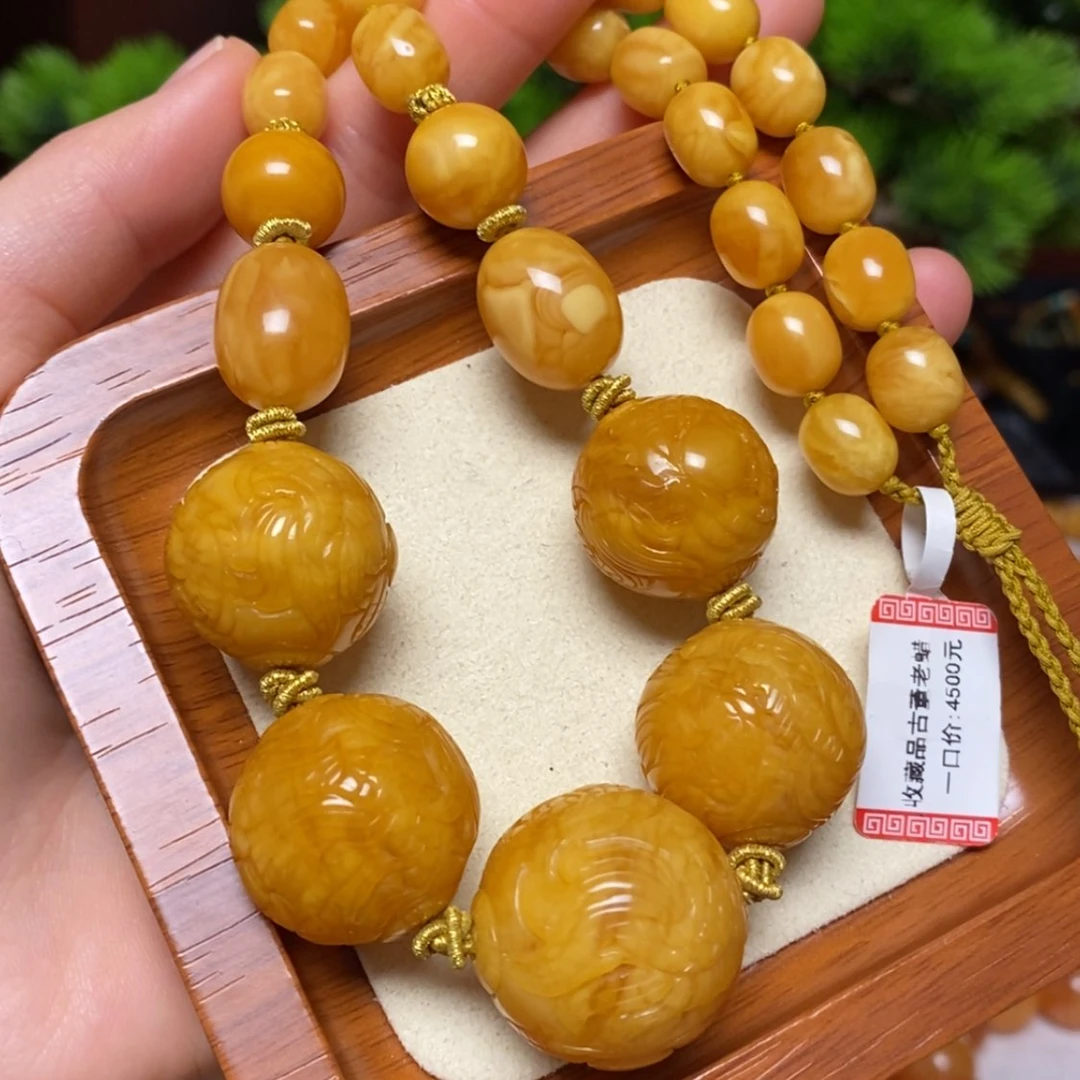 【闪购商品】蜜蜡颈饰未镶嵌项链