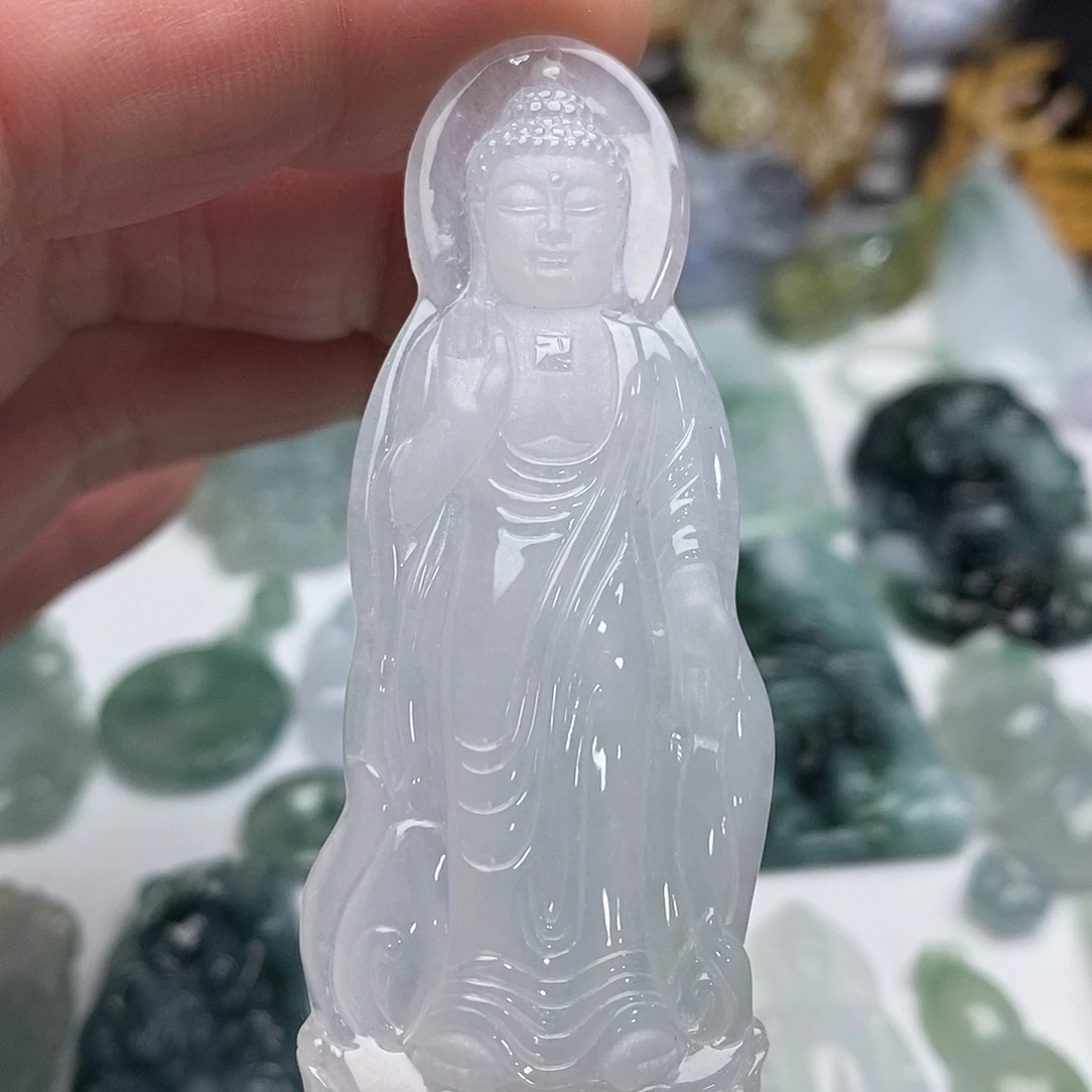 翡翠未镶嵌颈饰12345678