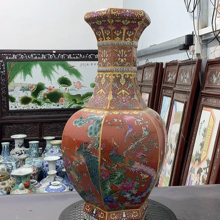 陶摆件博古架陶瓷摆件