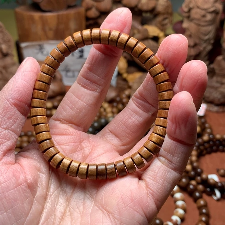 手串/手链檀香木老山檀47沉水药片微瑕