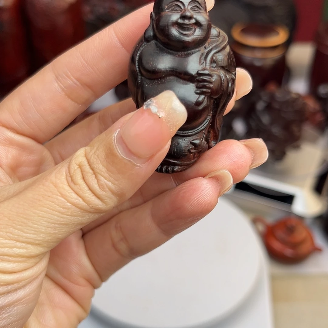 印度小叶紫檀弥勒佛