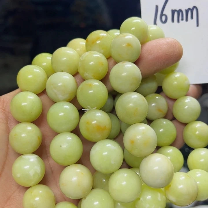 蛇纹石玉手串未镶嵌