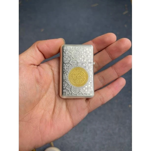 佐罗二代煤油打火机银金双色招财进宝 Z790_505个性银色创意