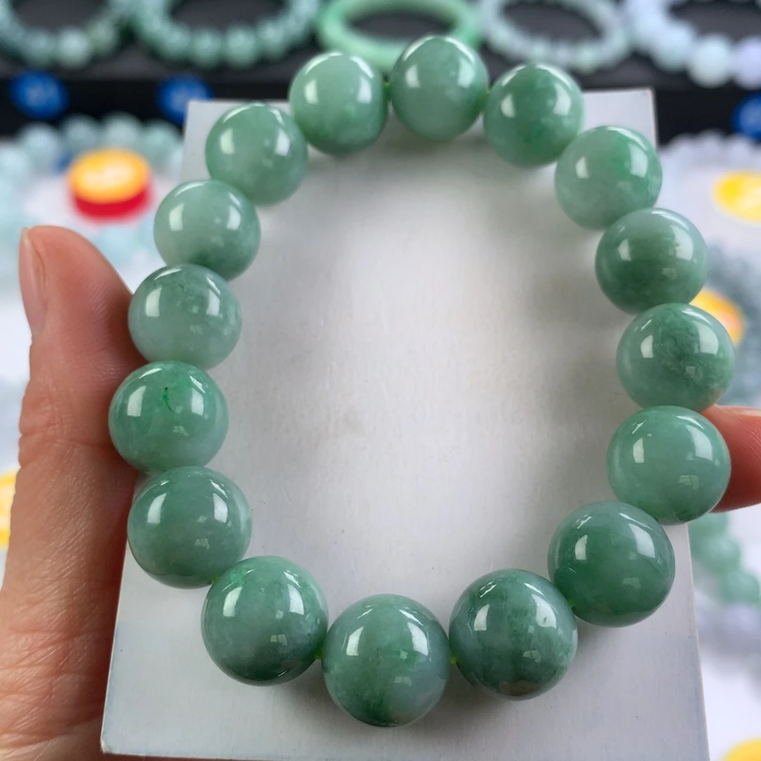 翡翠未镶嵌手链卡13