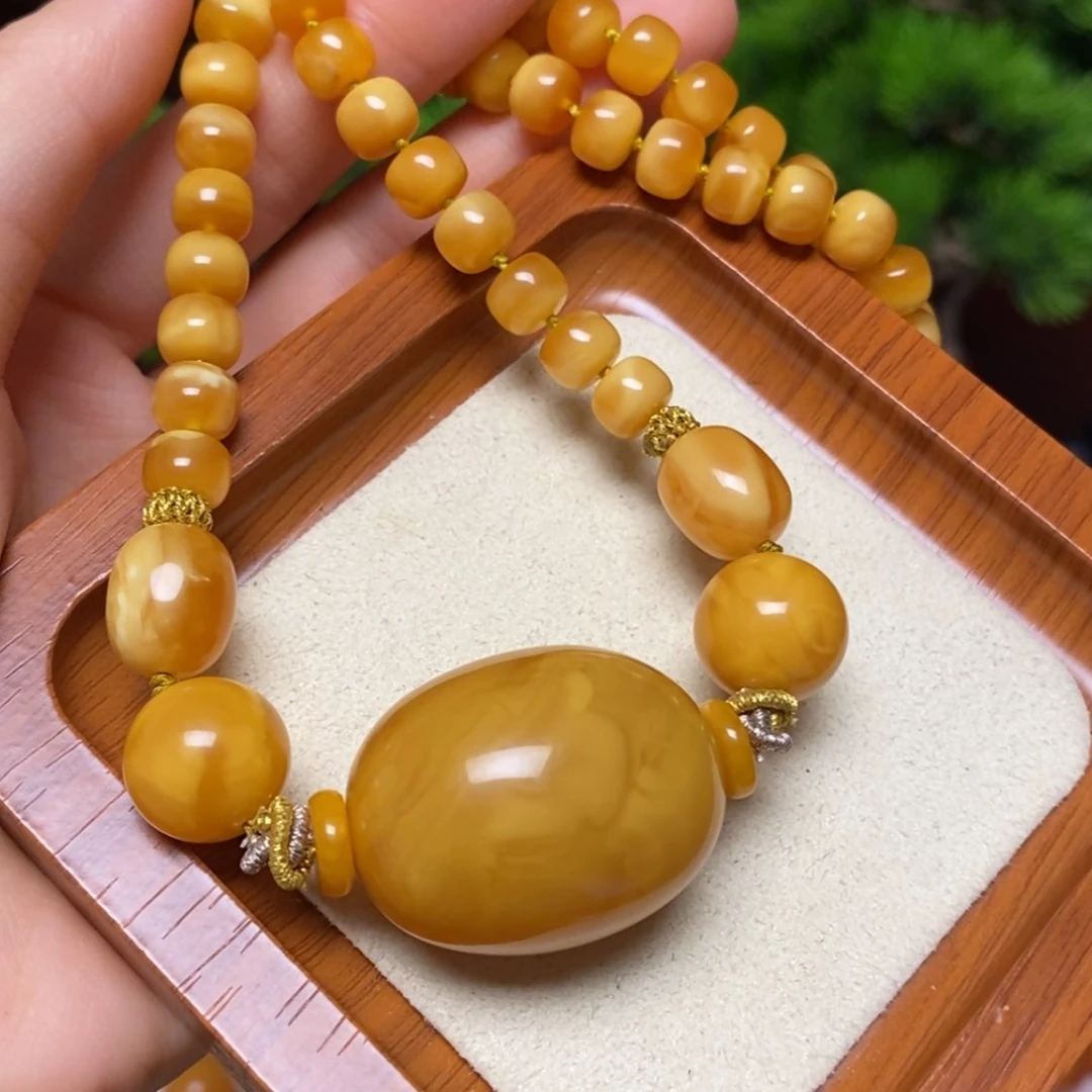 【闪购商品】蜜蜡颈饰未镶嵌项链