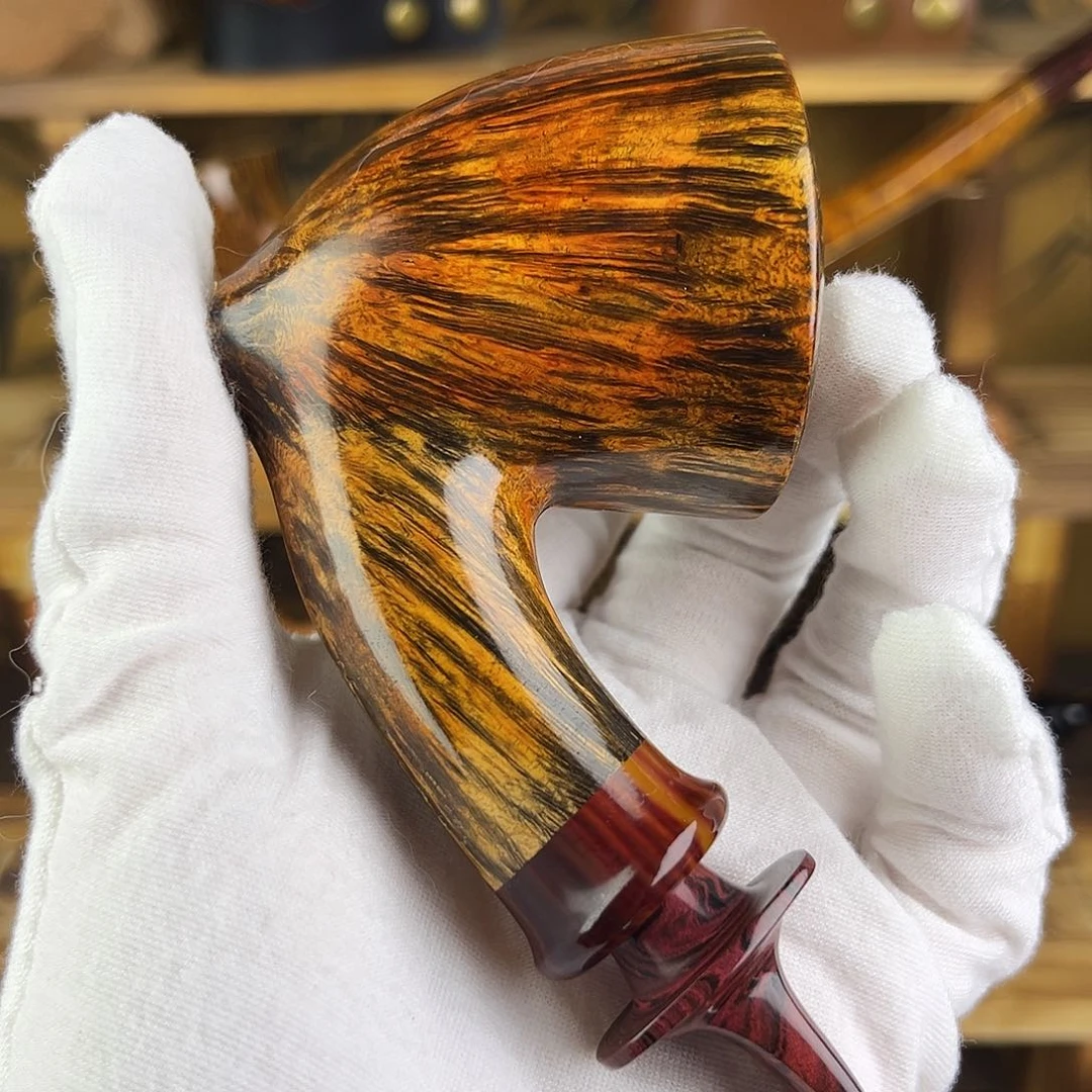 黑橙对比染色自由式