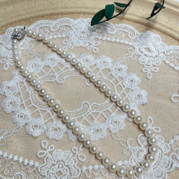 【六六中古】孤品简约海水珍珠项链aw9933