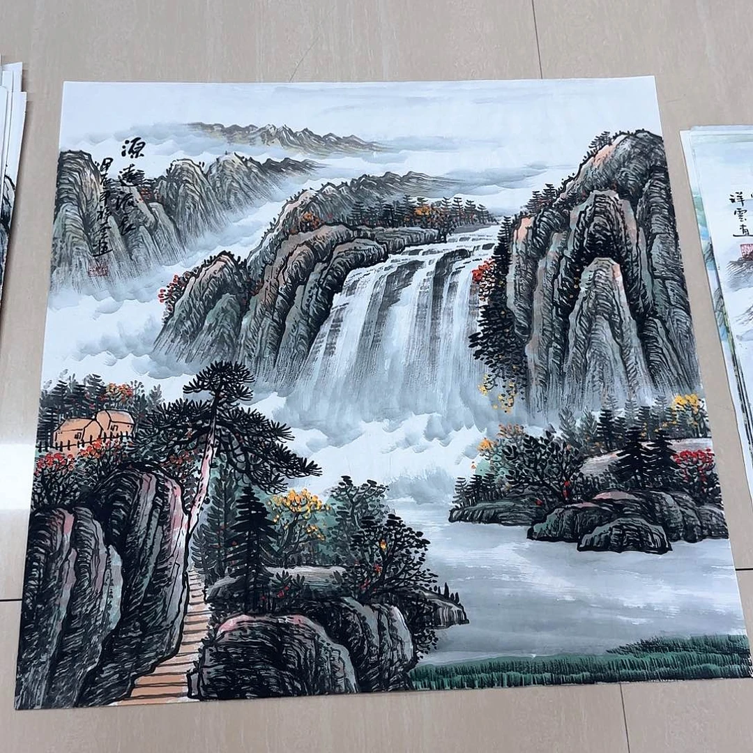 国画国画作品集一个