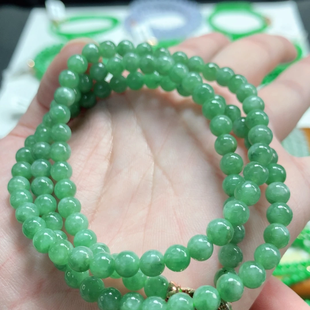 翡翠未镶嵌手链翡翠