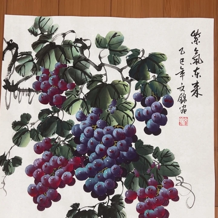 国画纯手绘手工国画作品福利50/50