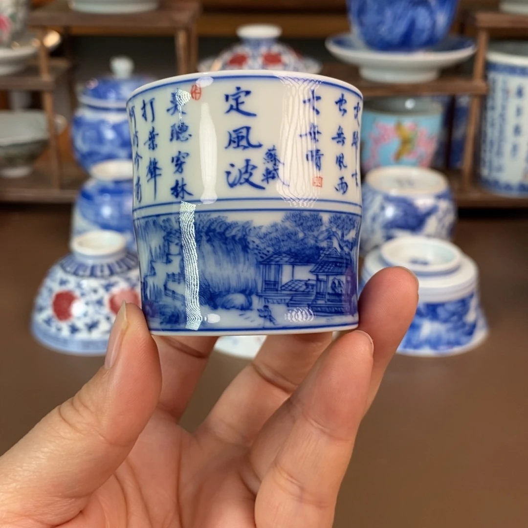 景德镇陶瓷手工手绘