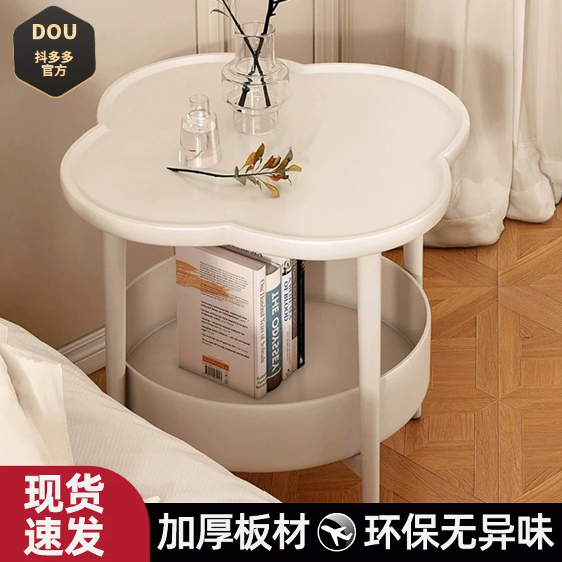 床头柜简约现代卧室床边小型置物架家用沙发迷你边几柜子移动桌子