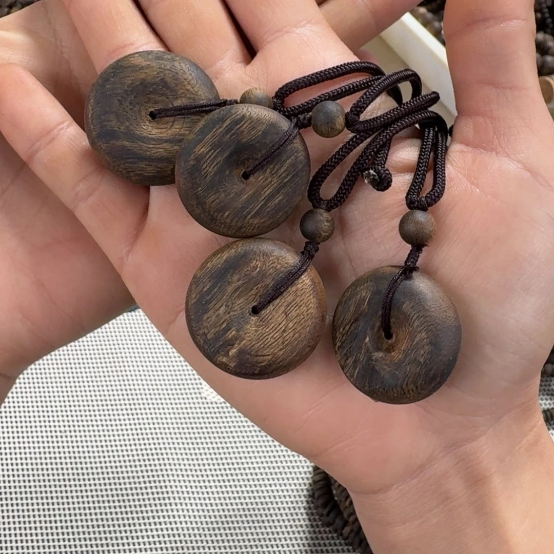 沉香沉香木制品平安扣多样性发1个