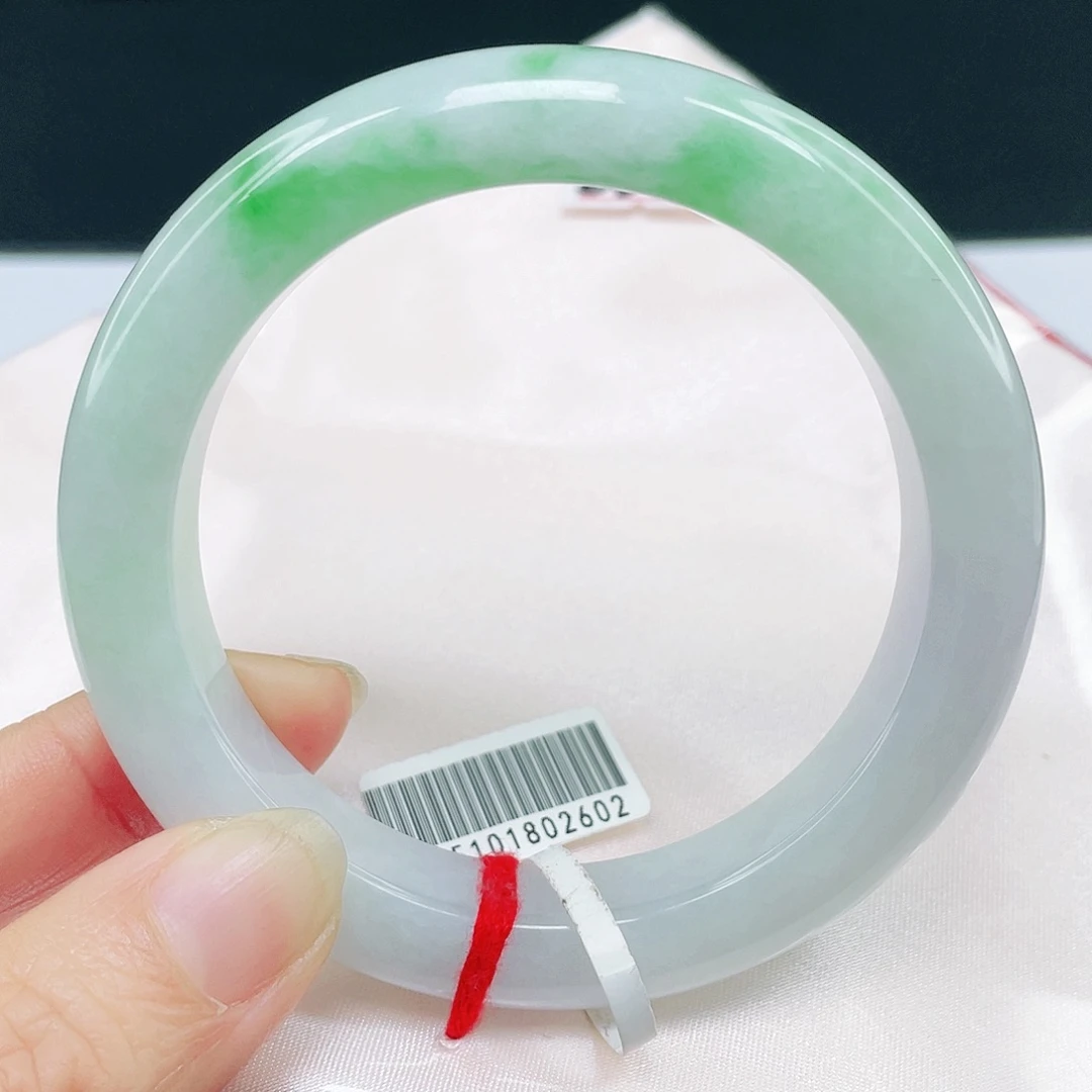 未镶嵌手镯翡翠正圈57.8。 005