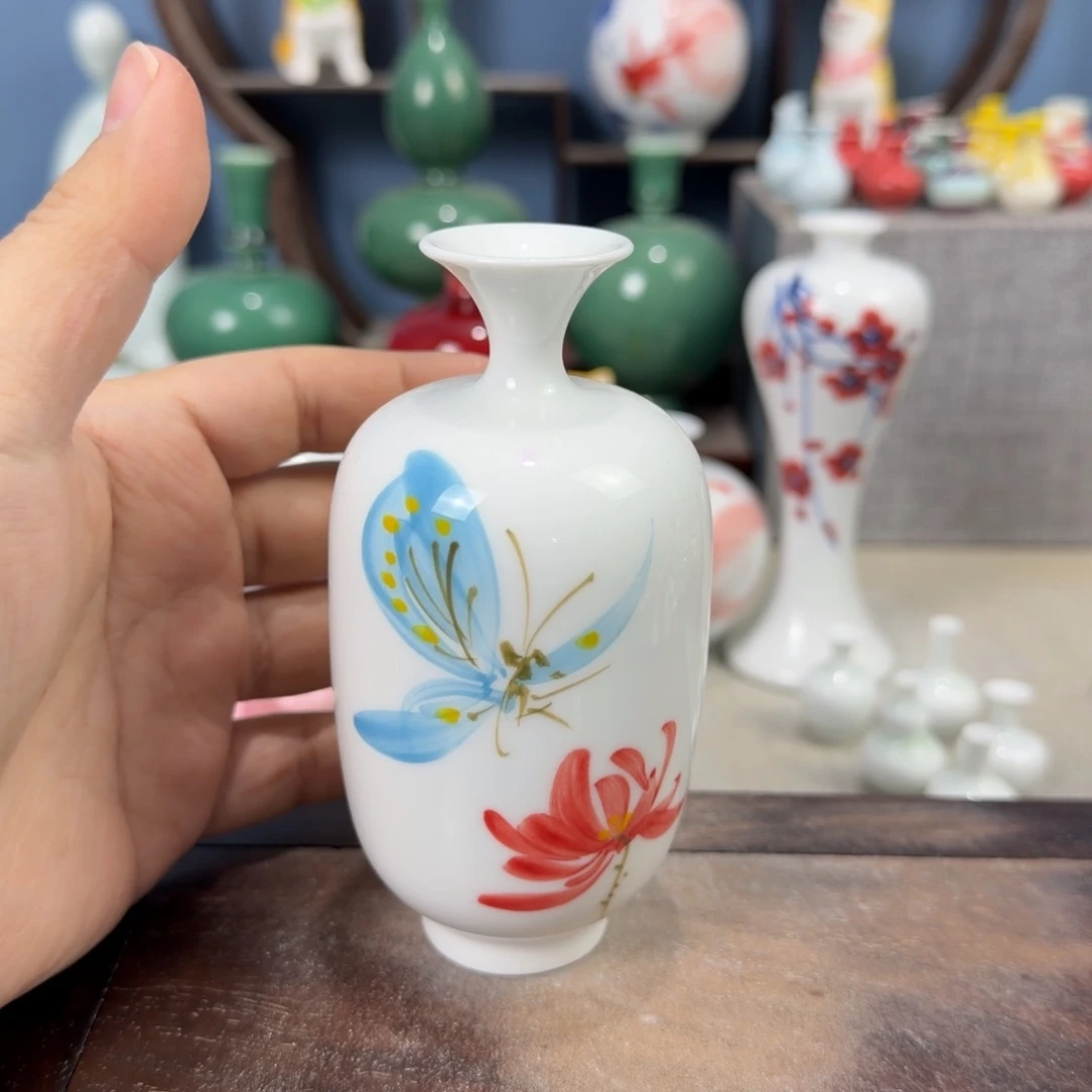 陶瓷手工小花器摆件
