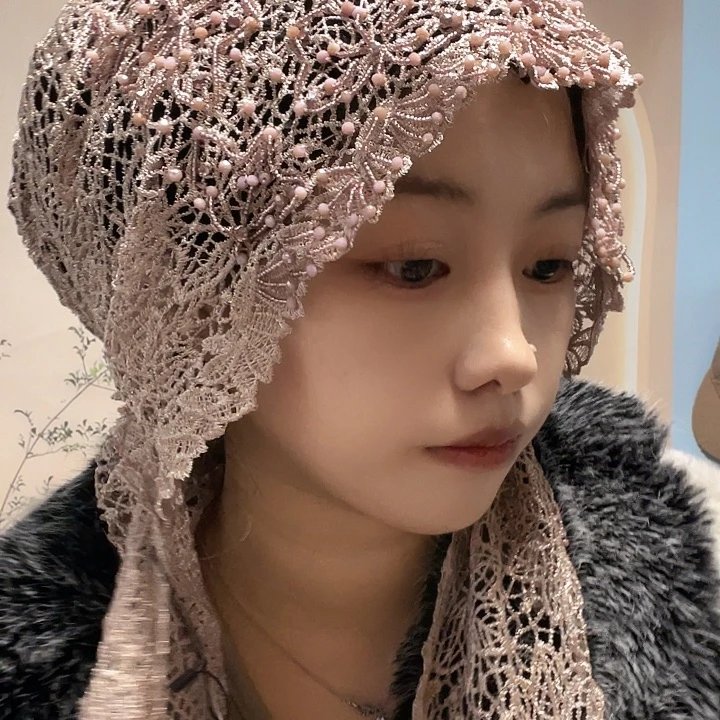 纯棉香芋紫色披肩