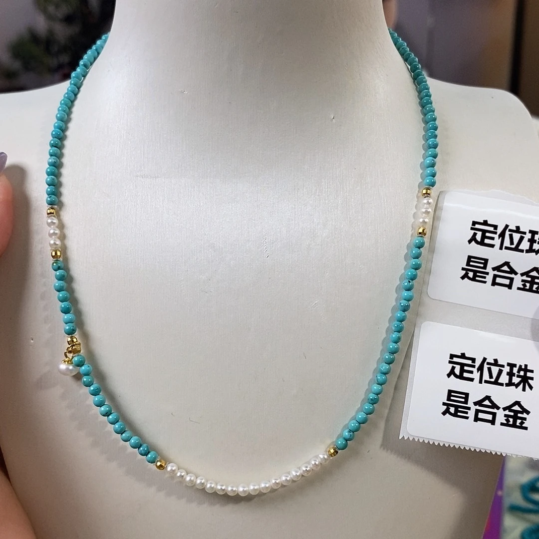 绿松石银S925镀金镶嵌珠宝奇石