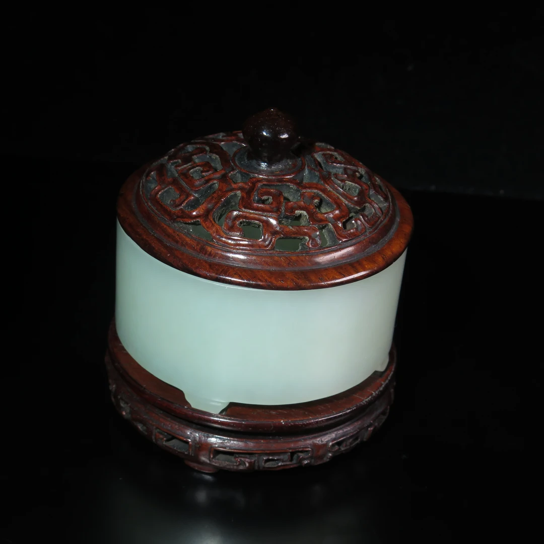 清代和田玉炉/MZ455185/和田玉/民族文物