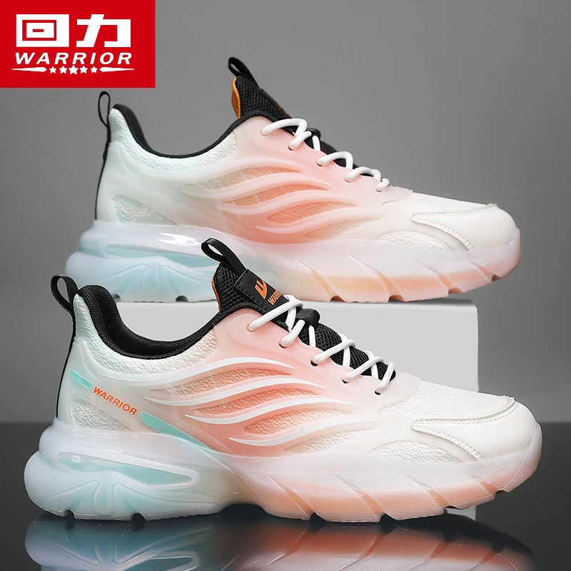 回力运动男鞋2025冬季新款减震跑步休闲鞋子百搭渐变爆款男士潮鞋