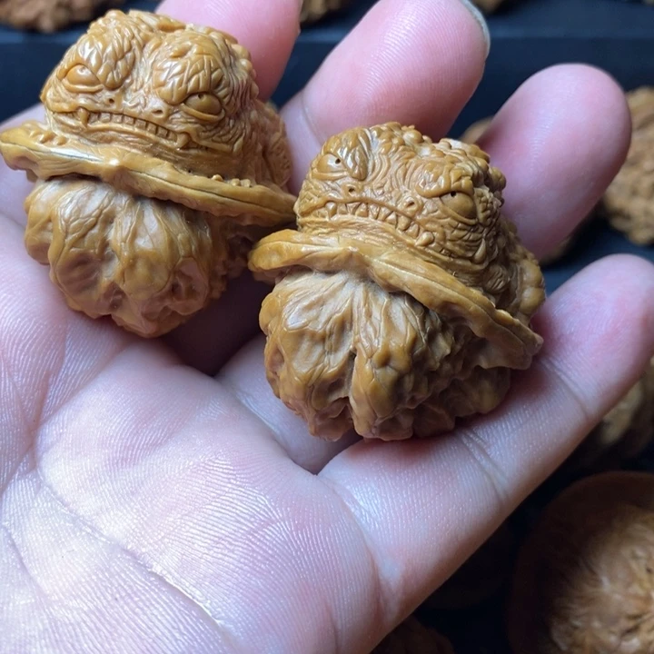 中***李文玩核桃把件金蟾