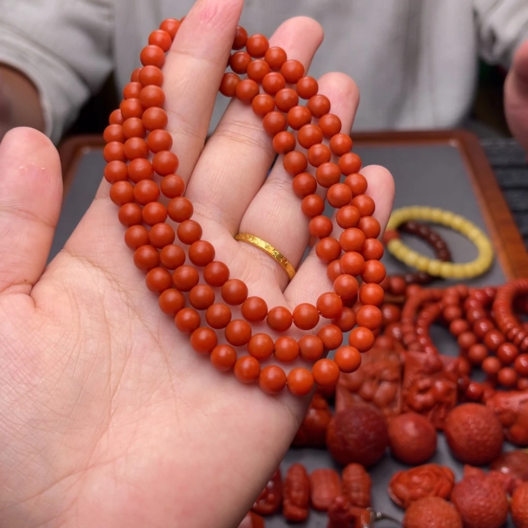 未镶嵌配饰卡6毫米➕南红玛瑙