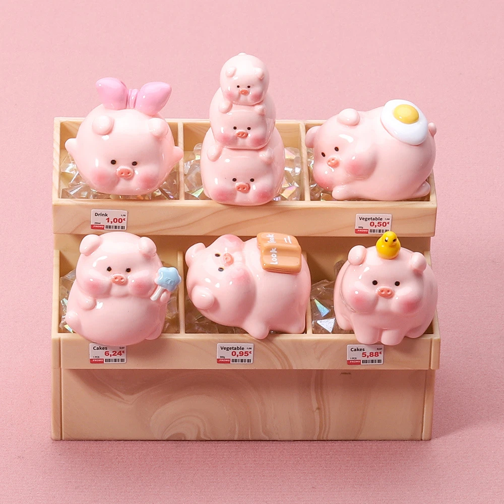可爱立体小猪diy桌面摆件饰品