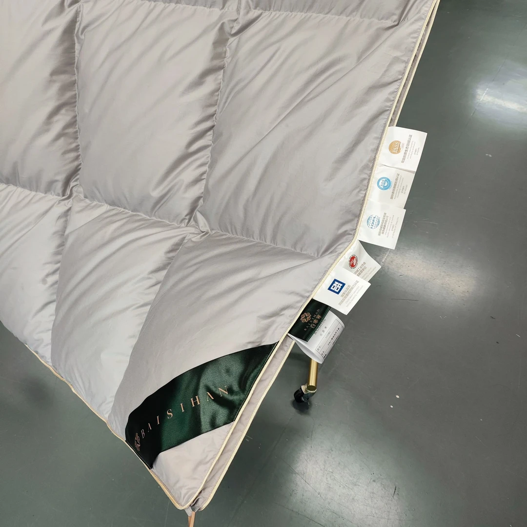【孤品断码】95白鹅绒750蓬全棉羽绒被柔软舒适