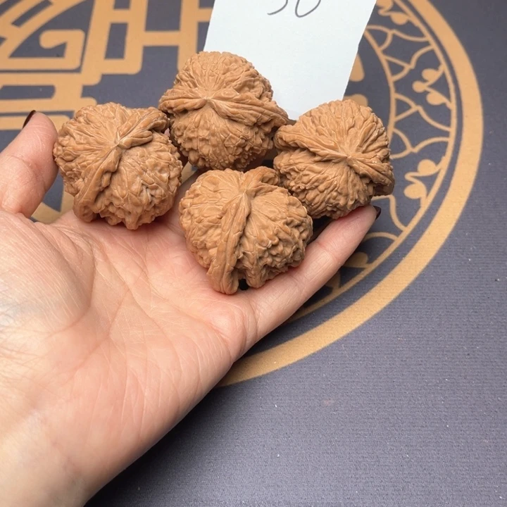 文玩核桃把件42白狮子