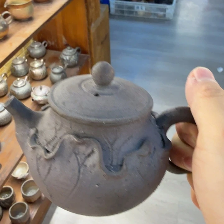 陶盘柴烧福新品多多大