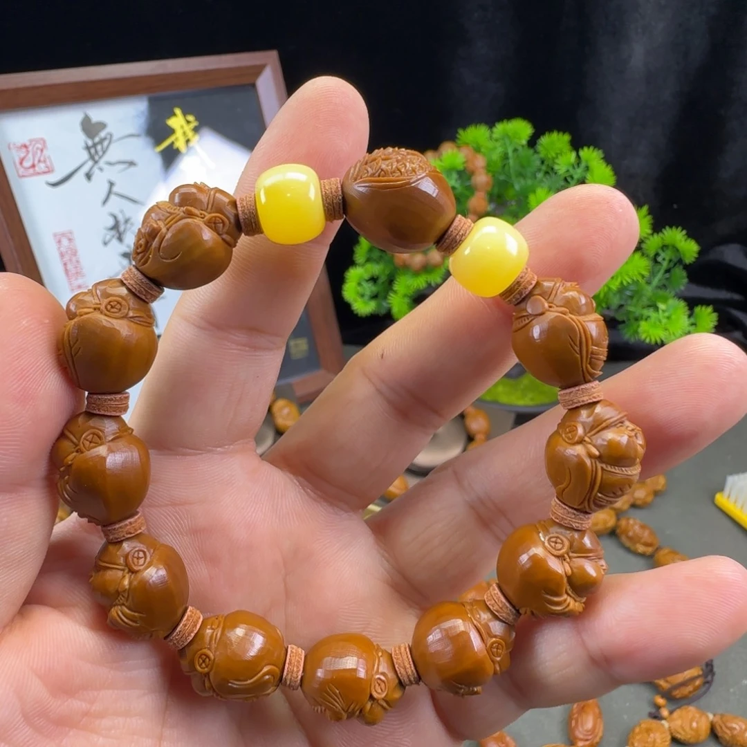 手串/手链橄榄核1.3财神