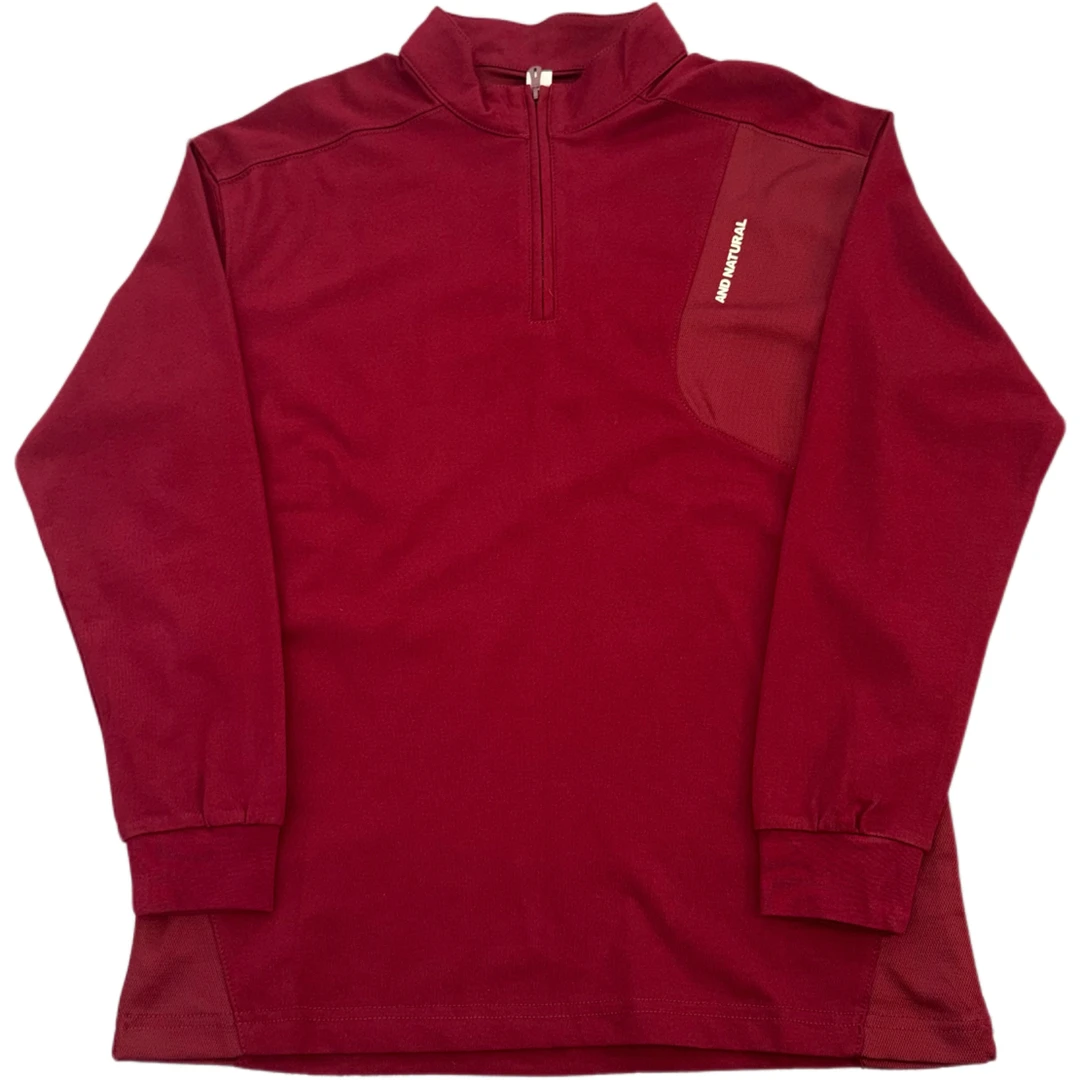 户外立领科技面料立体字母印花修身长袖T恤9280