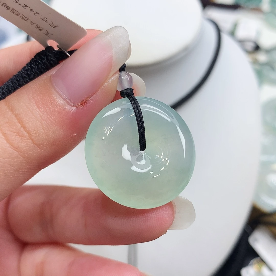 翡翠未镶嵌胸饰翡翠62，24.2/5.5