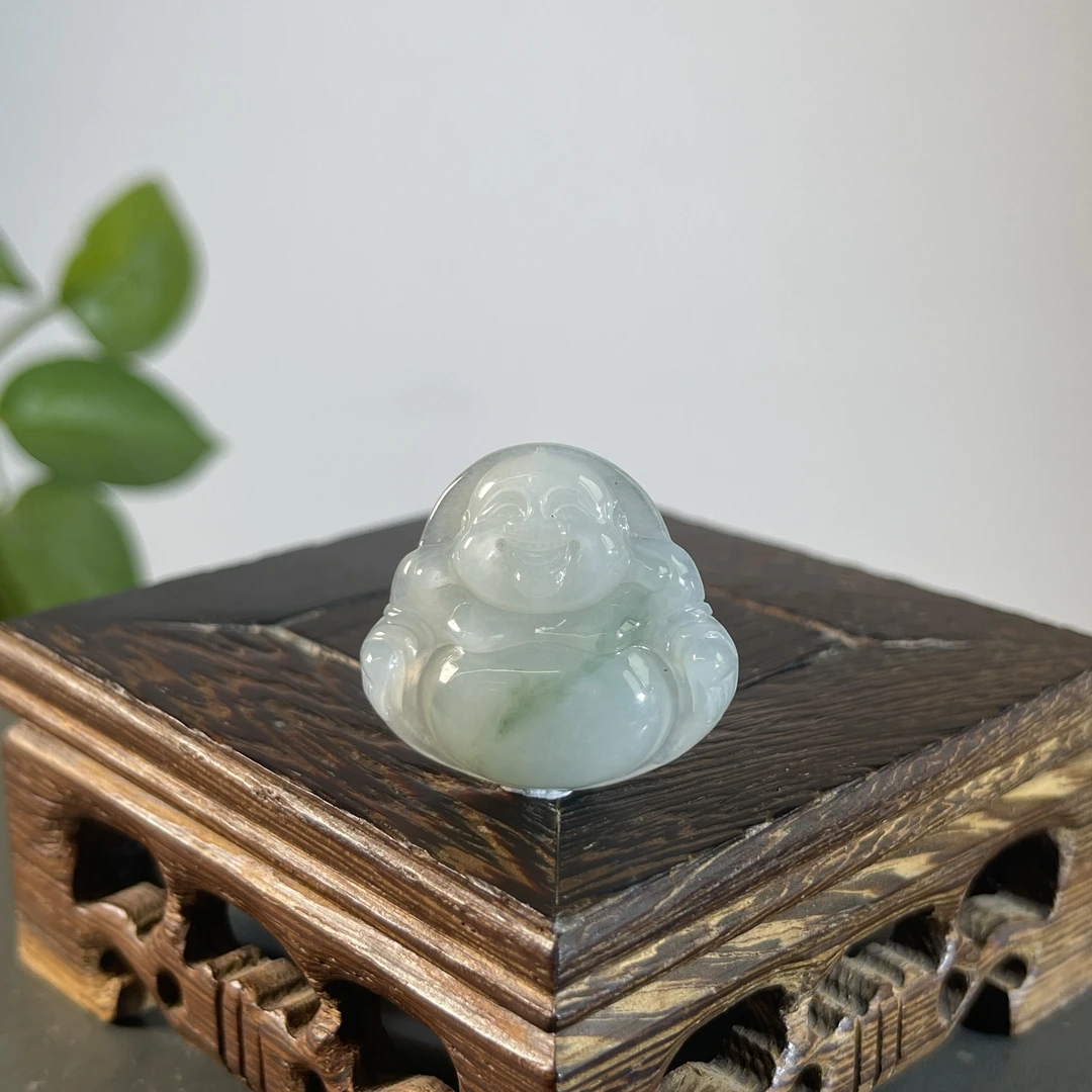 JYB24-181  天然缅甸A货翡翠  佛公