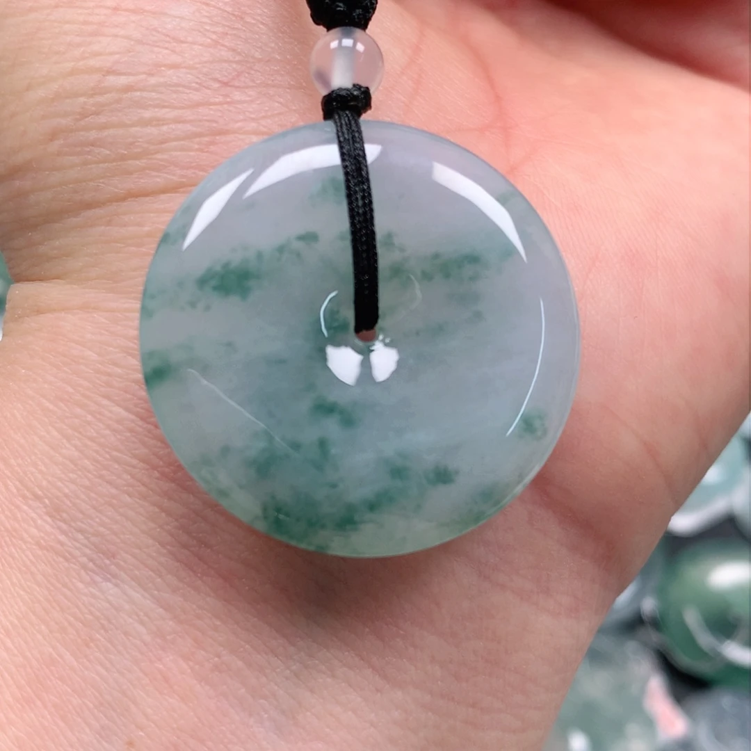 颈饰未镶嵌翡翠天然翡翠