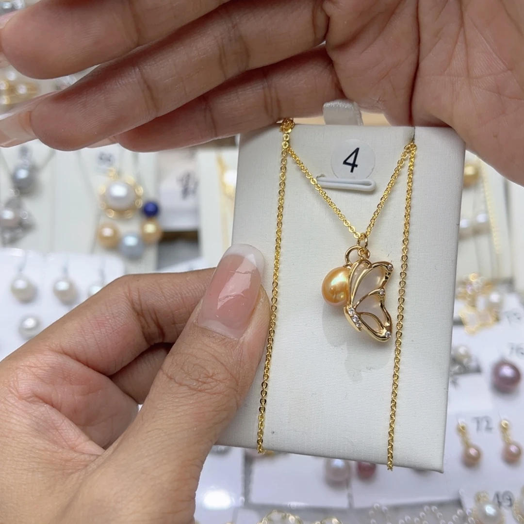 无***¥戒指淡水珍珠合金