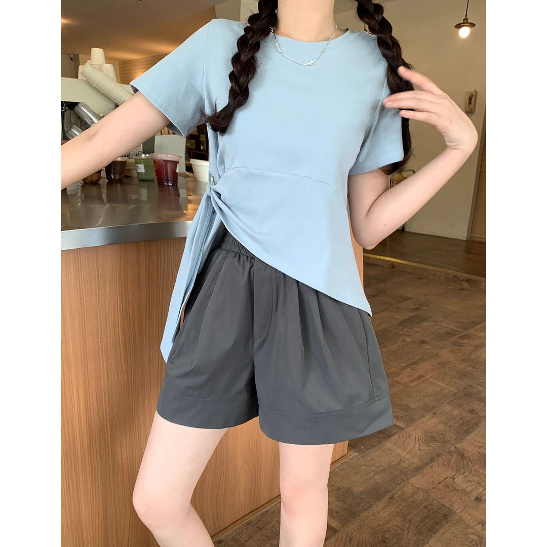 2025新款大码胖mm宽松时尚休闲女款夏天春游出行半身裙 A字裙