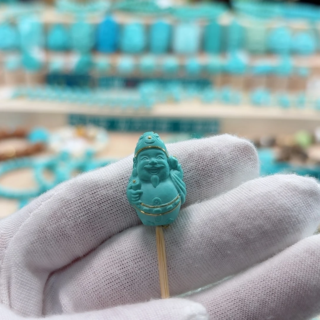 绿松石未镶嵌珠宝奇石