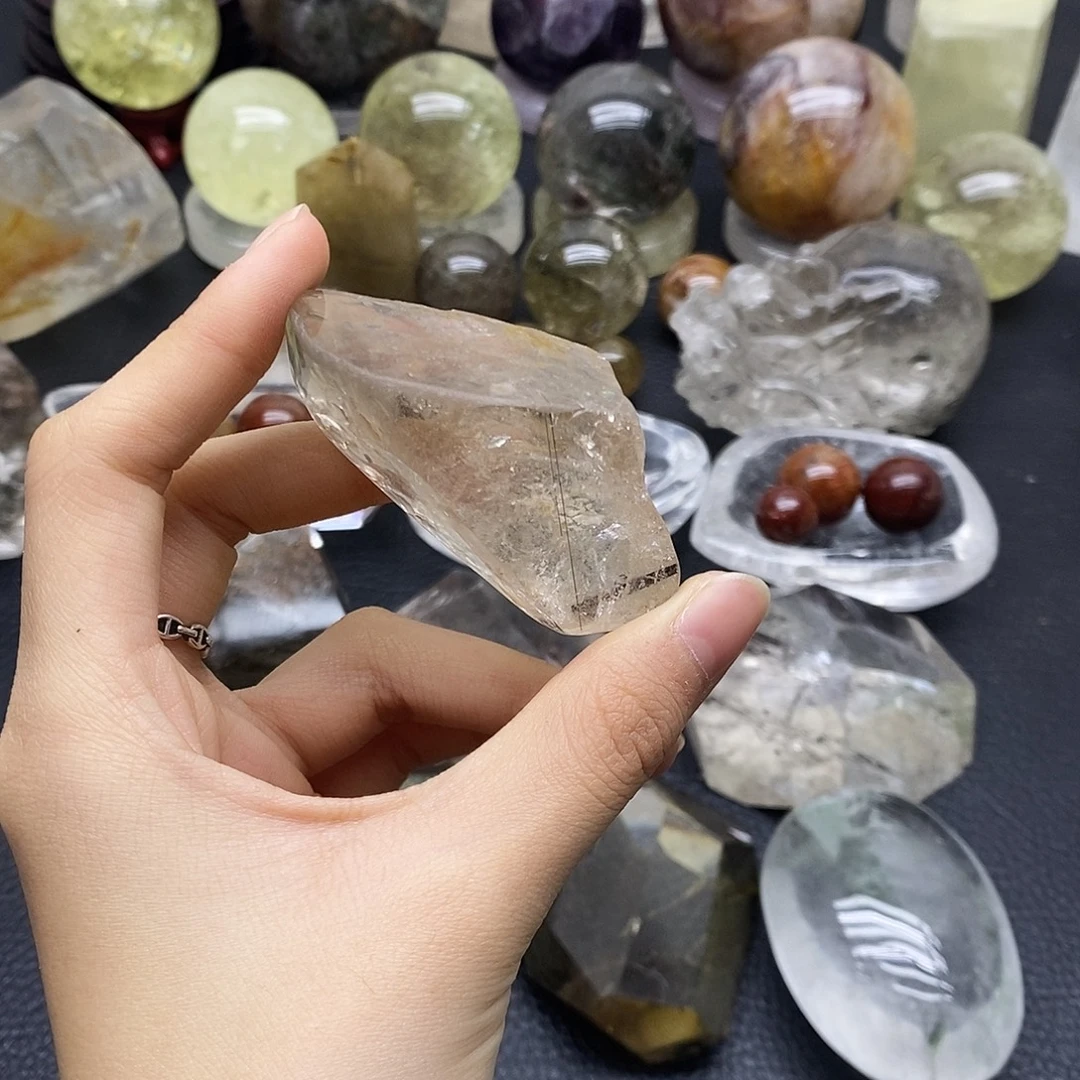 珠宝半成品未镶嵌水晶87水晶石