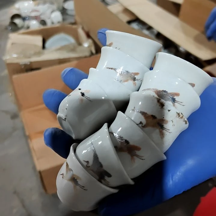 瓷片盘子碗茶壶啥都有10个