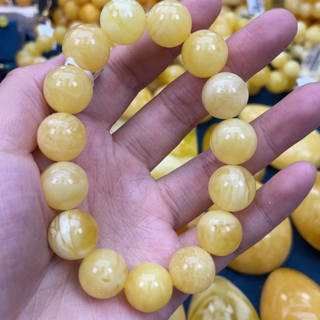 琥珀裸石未镶嵌琥珀蜜蜡w 14