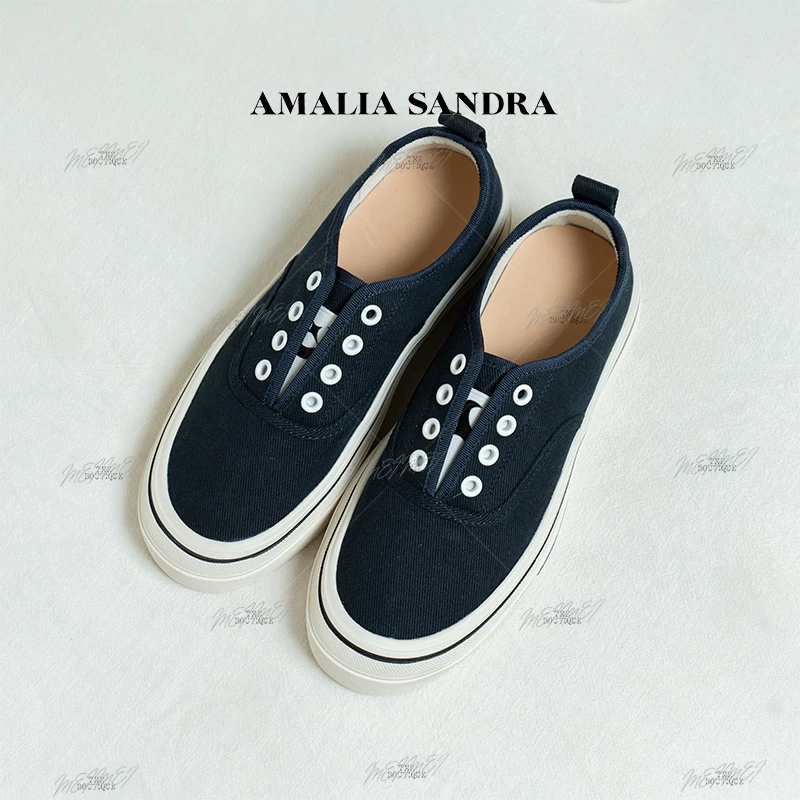 AMALIA SANDRA Simplify复古极简板鞋