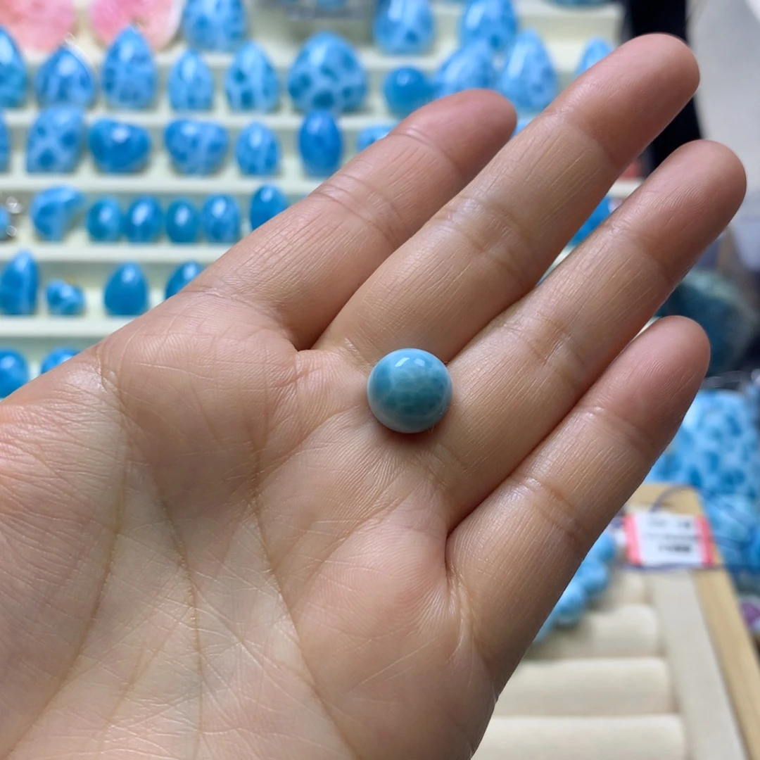 滢***鲤针钠钙石（海纹石）未镶嵌颈饰