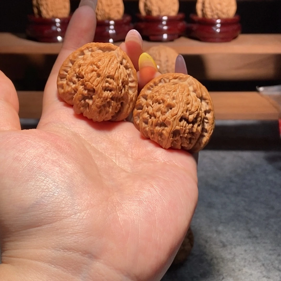 核桃手串/手链我**** 39三角白全品白茬精对