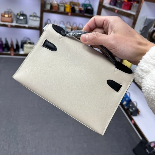 22cm女士包包全手缝女包