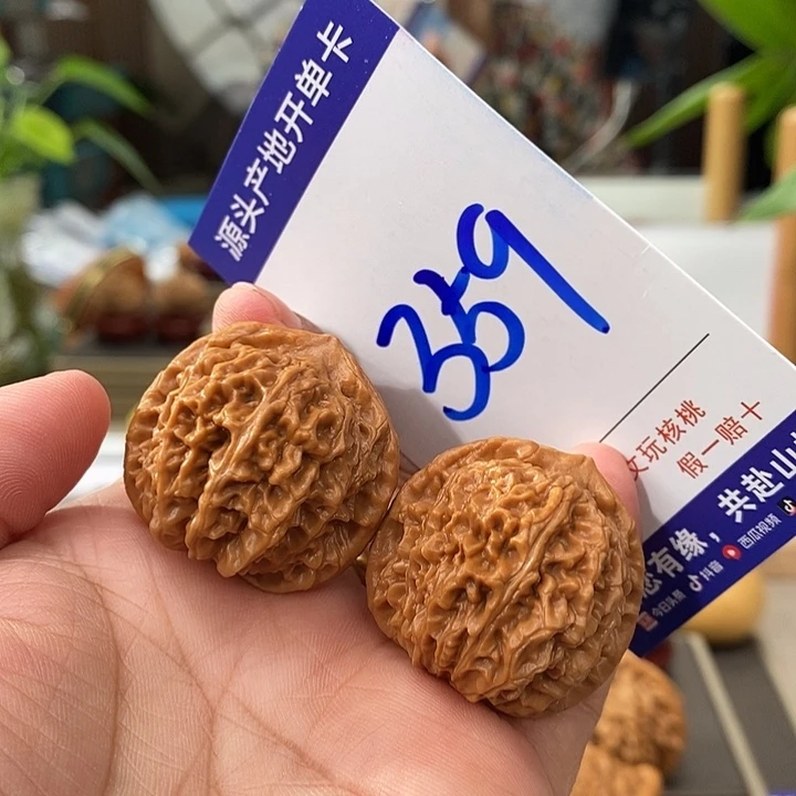 君***诗文玩核桃把件33全品龙眼359号