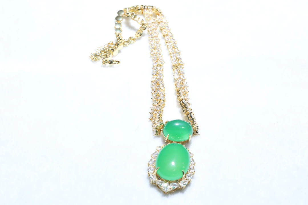 TYXL796绿冰设计项链款