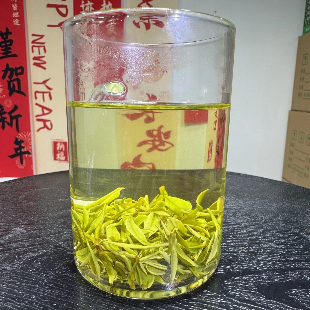 浙江白茶B2【小杰茶缘】2025年白叶一号绿茶叶嫩芽头采明前茶兰花香