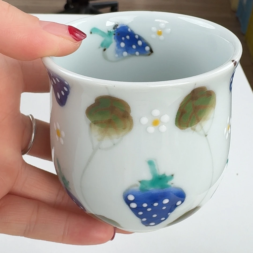 瓷德七窑手提手握杯180毫升