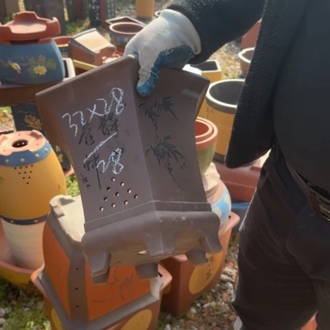 紫砂花盆紫砂花盆盆景盆栽